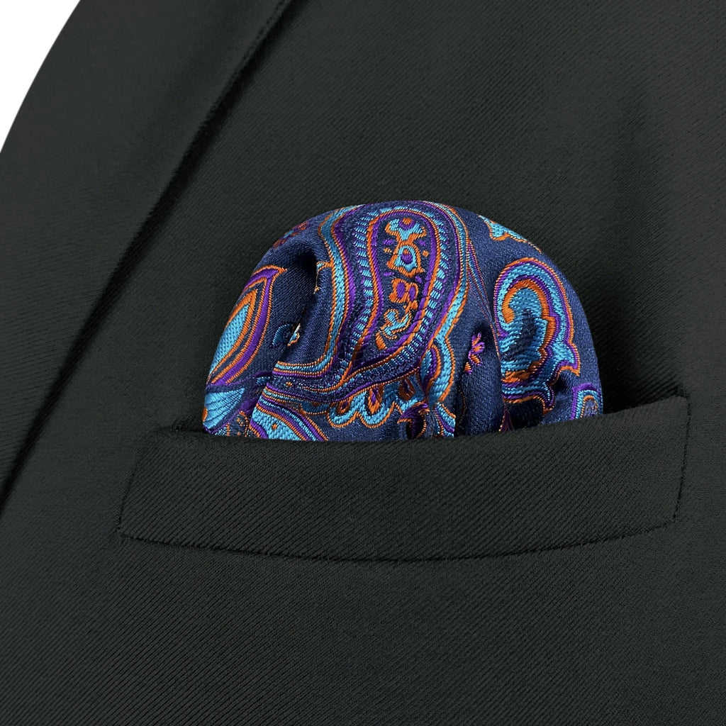Lenço de Bolso Jacquard para Homem