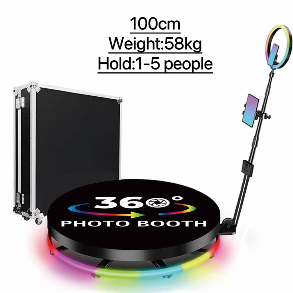 Plataforma 360° para Vídeos – Photo Booth para Casamentos e Eventos