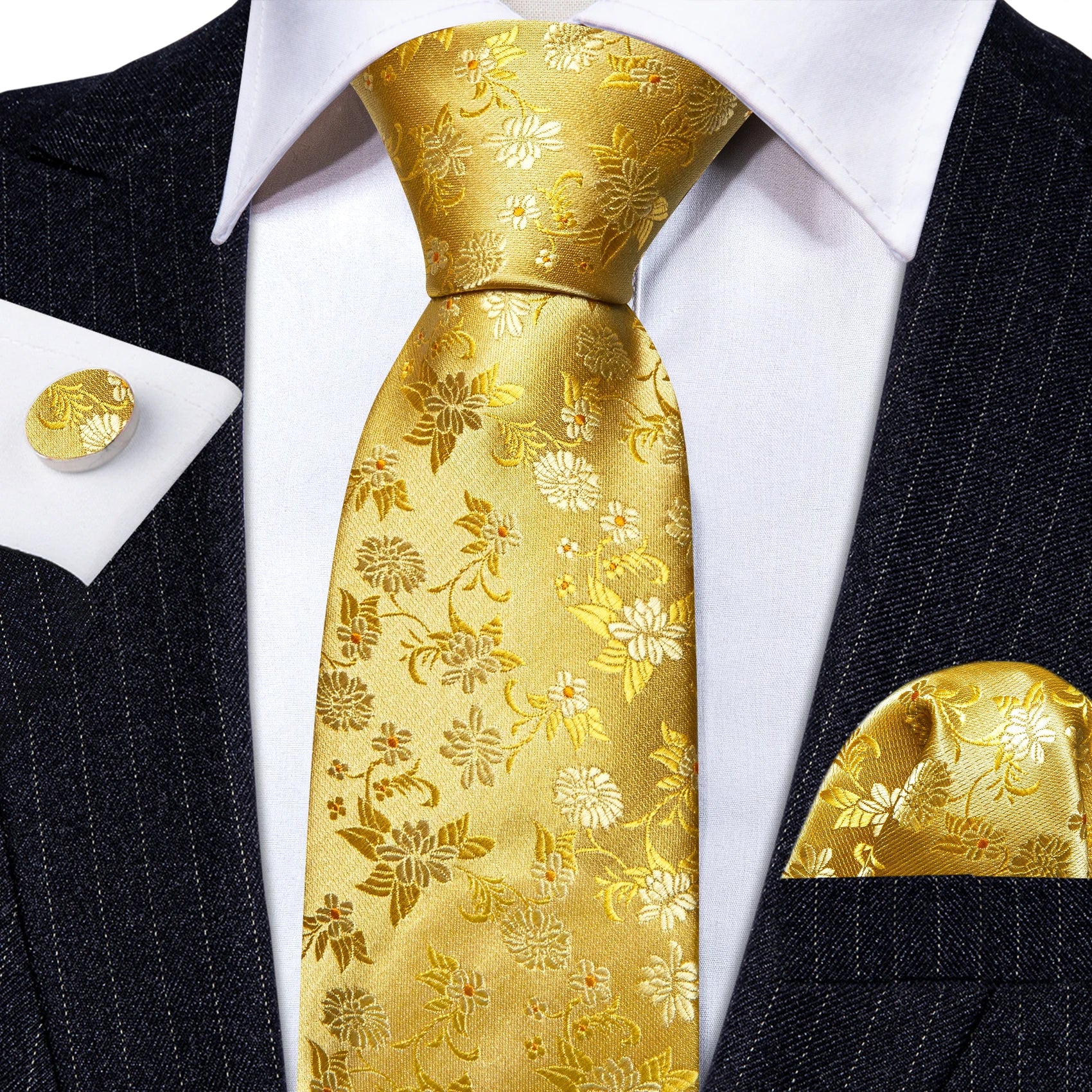 Conjunto de Gravata Jacquard Premium