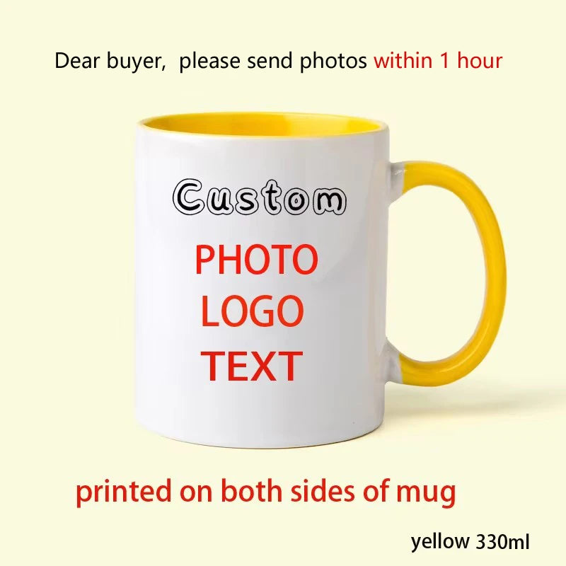 Caneca Personalizada com Foto, Nome e Mensagem