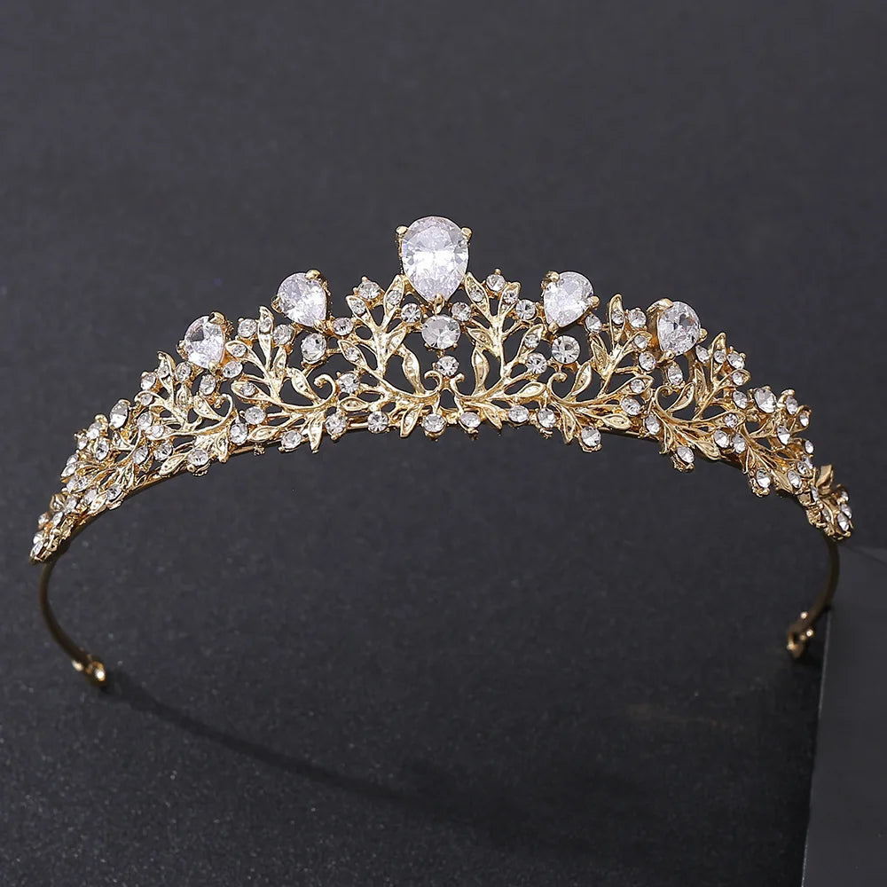 Conjunto de Noiva Luxo 4 Peças – Tiara, Colar e Brincos