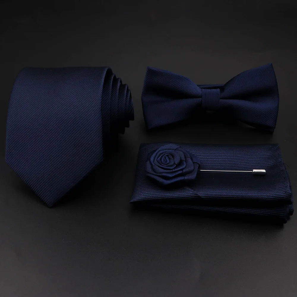 Conjunto Premium de Gravata e Laço para Homem