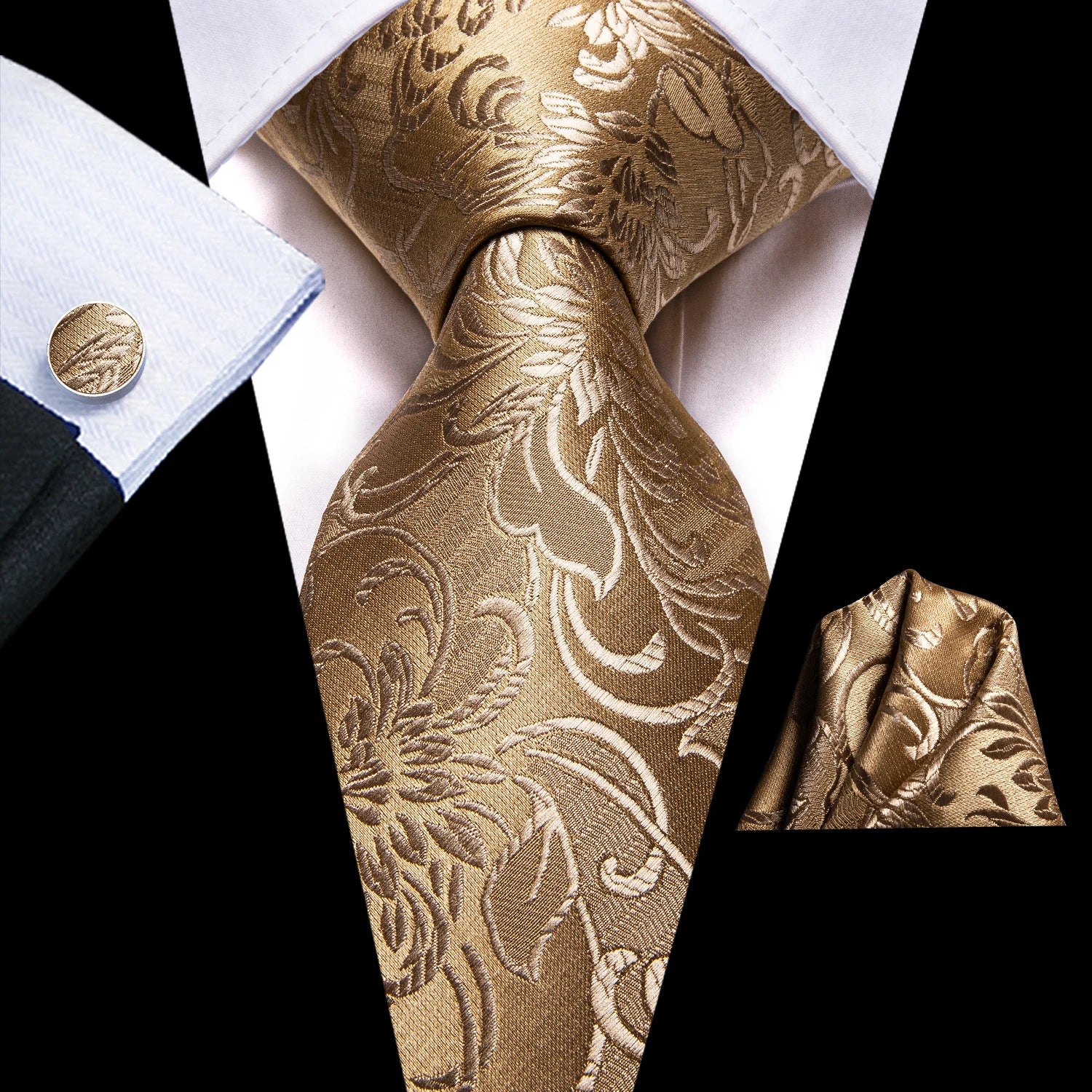 Conjunto de Gravata Jacquard Premium