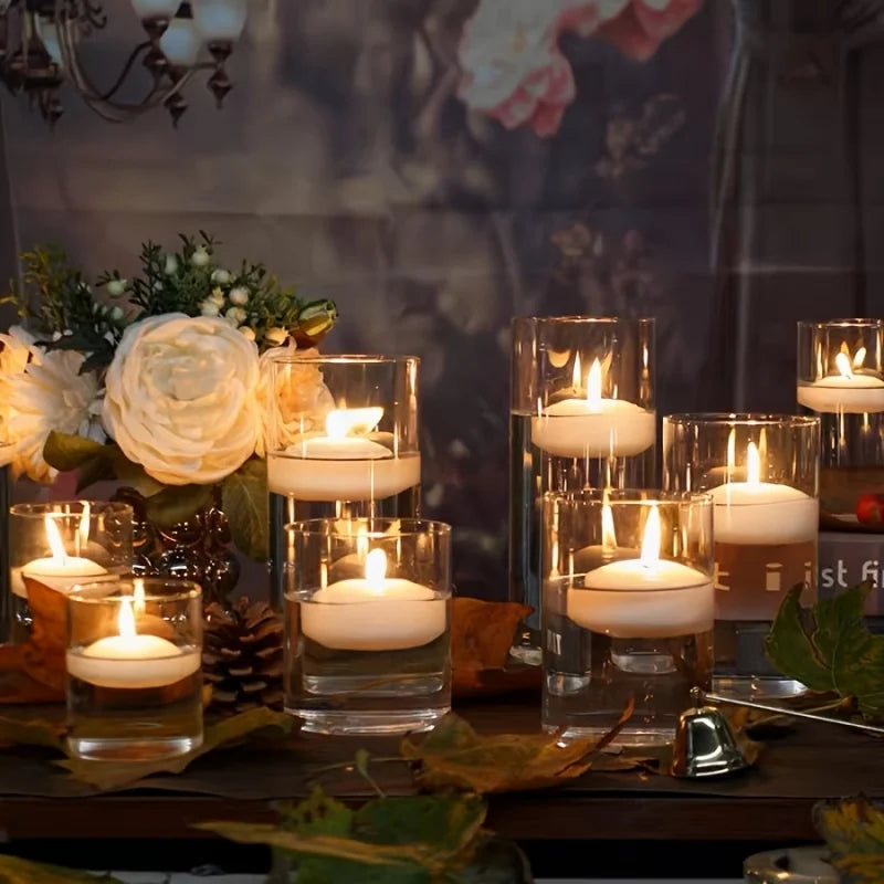 Velas Flutuantes Decorativas — Kit com 8 Unidades