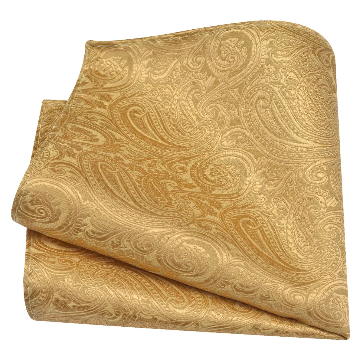 Lenço de Bolso Paisley em Seda