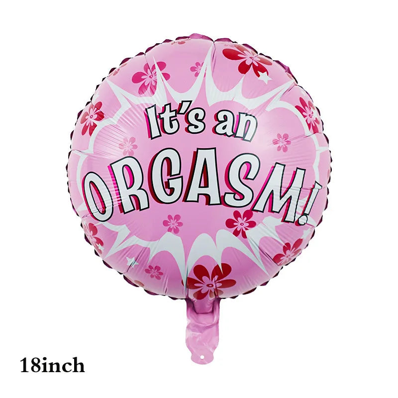 Balão Decorativo em Alumínio – Design Divertido para Despedida de Solteira