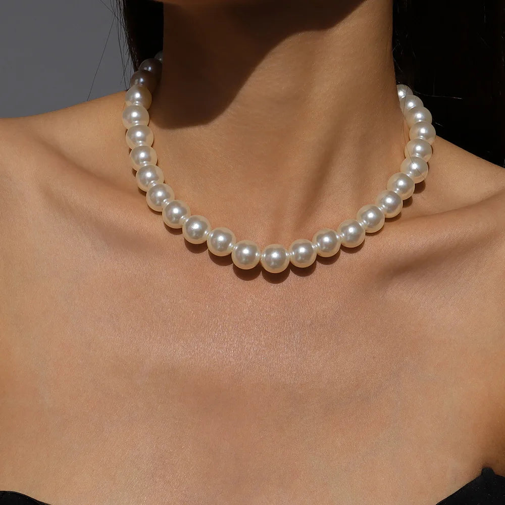 Colar Choker de Pérolas Elegante – Luxo Clássico para Noivas e Festas