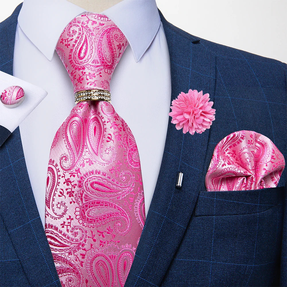 Conjunto Premium de Gravata Floral para Homem