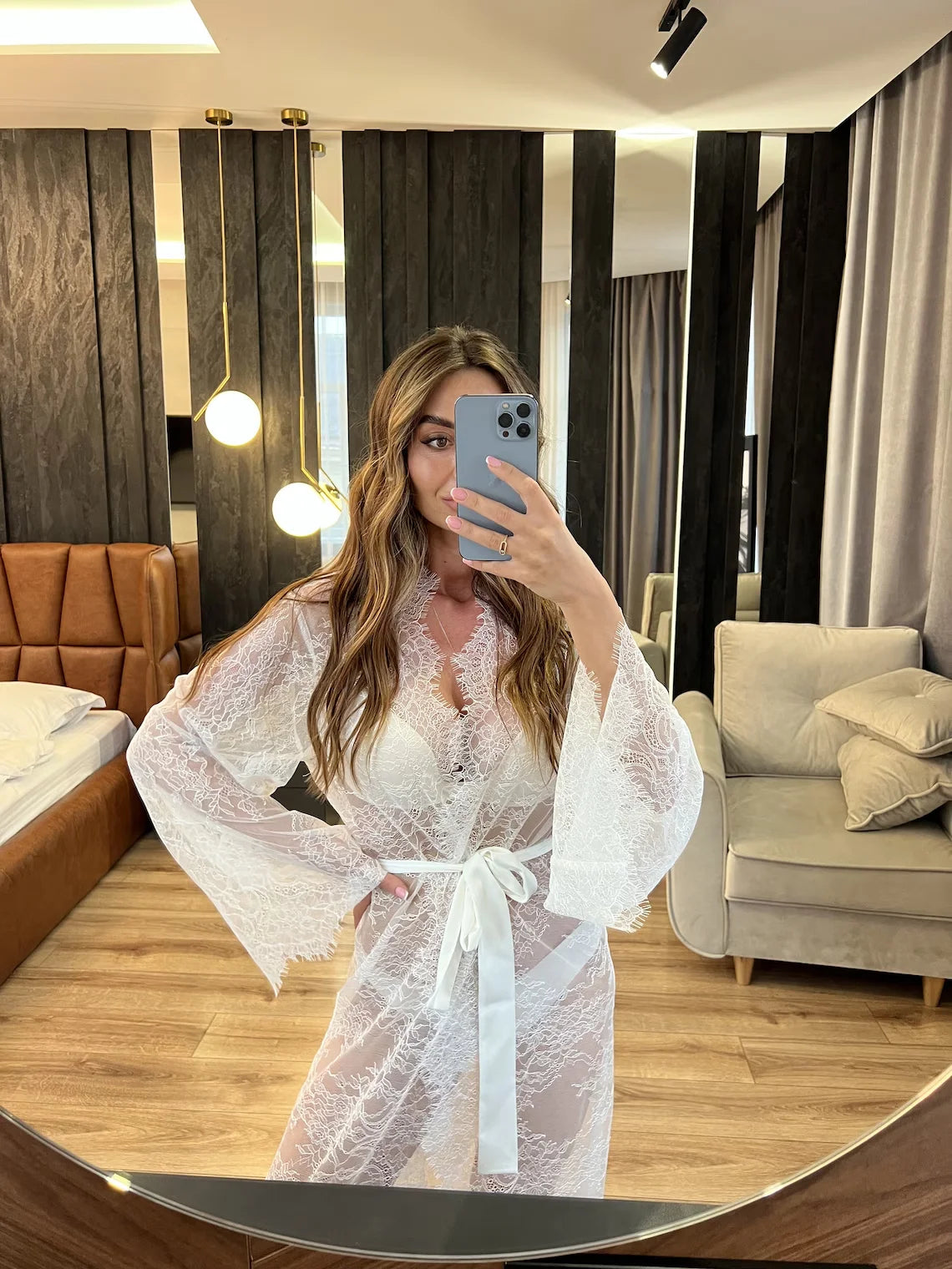 Robe Maxi Lace LINSESS — A Noiva mais Elegante do Mundo