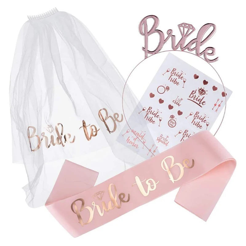 Copos "Bride & Team Bride" – Conjunto para Despedida de Solteira