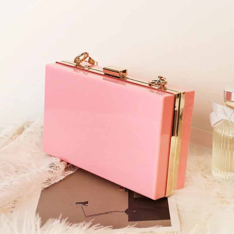 Clutch Acrílica Transparente