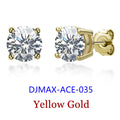 Brincos Moissanite Premium em Prata de Lei 925