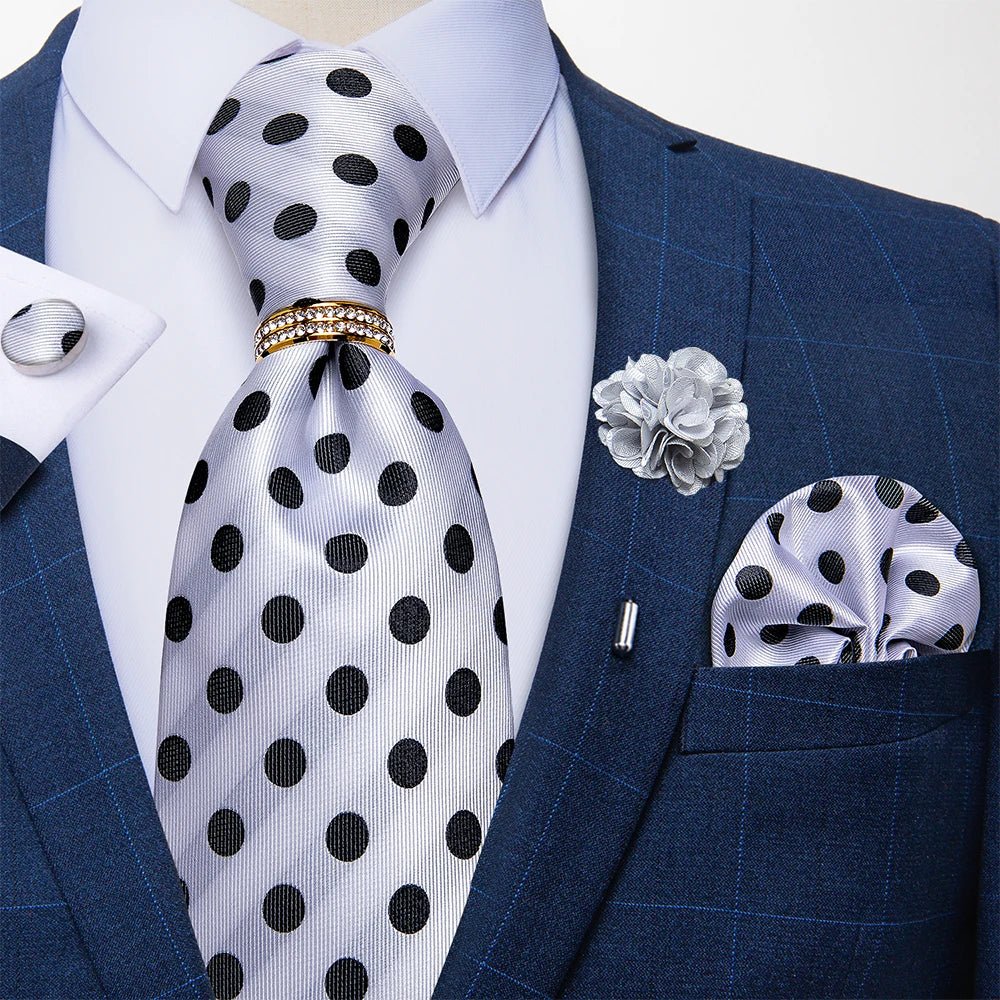 Conjunto Premium de Gravata Floral para Homem