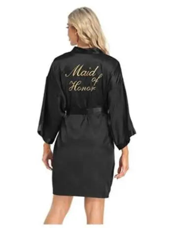 Robe de Cetim para Noiva com Bordado