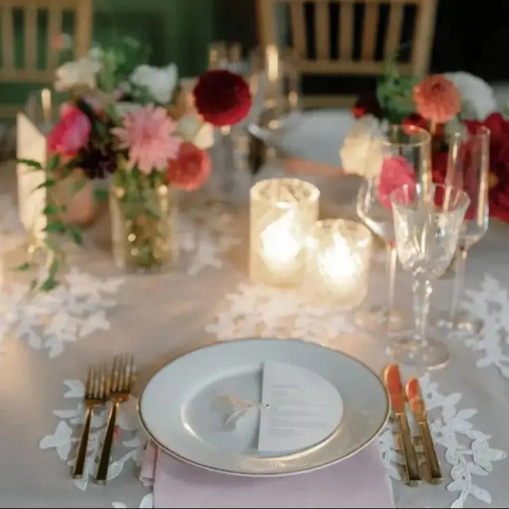 Menu de Casamento em Meio Círculo Personalizado