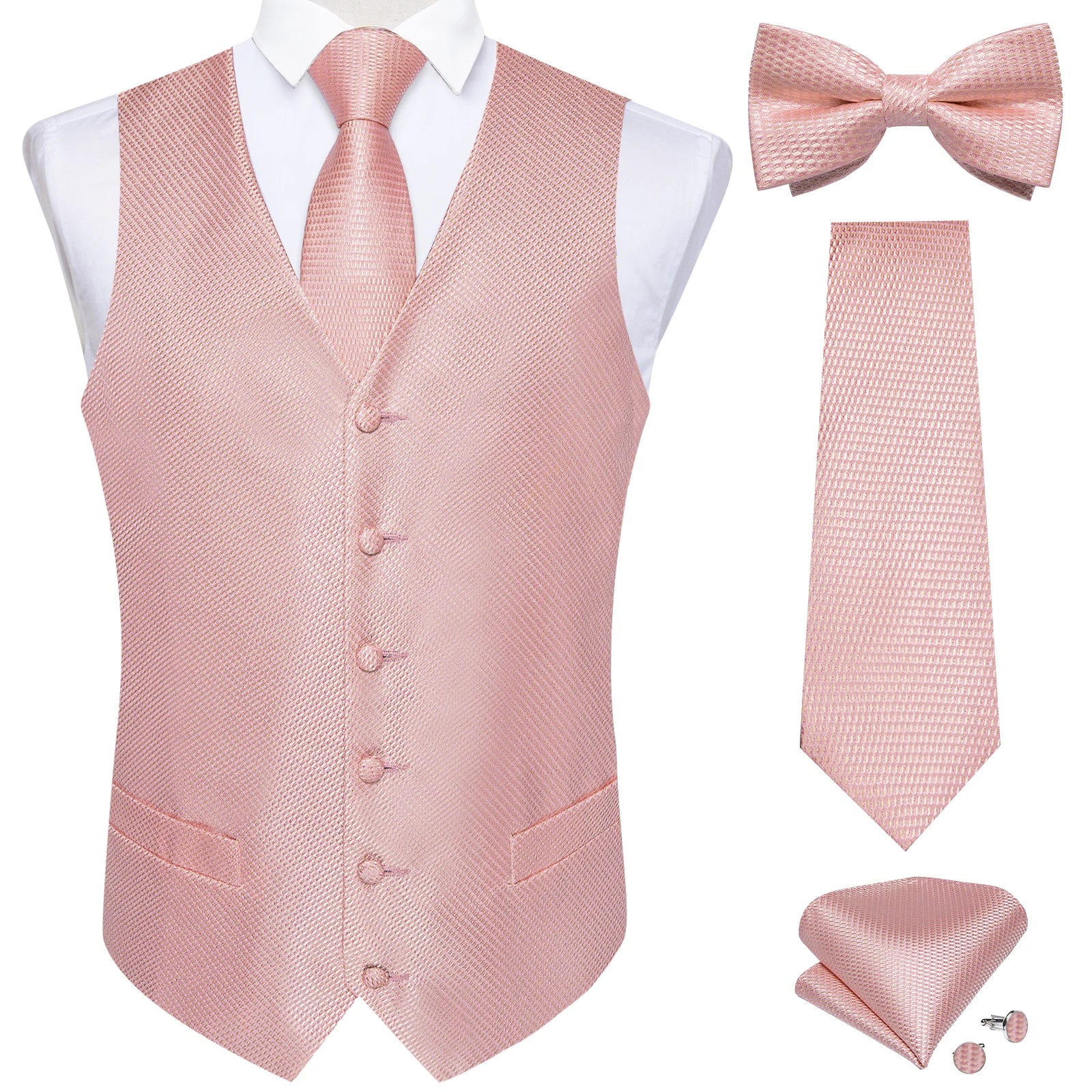 Conjunto Formal Masculino Preto Paisley