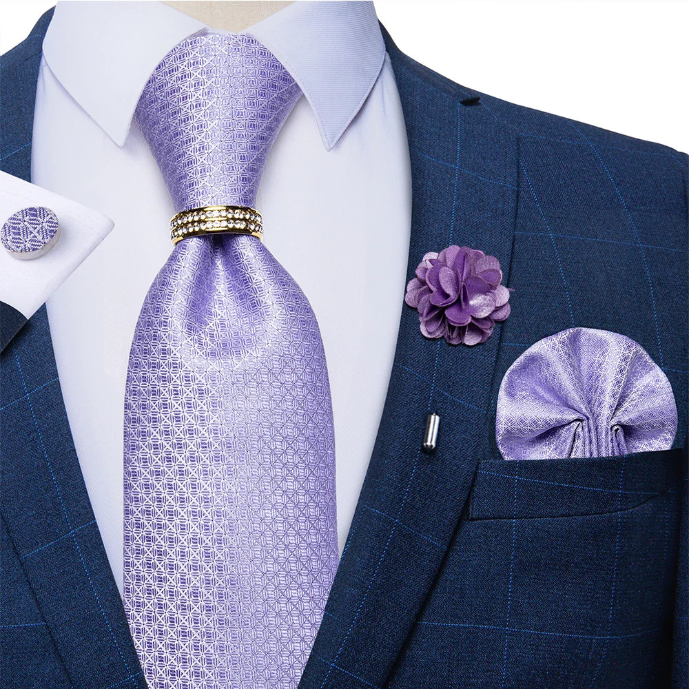 Conjunto Premium de Gravata Floral para Homem