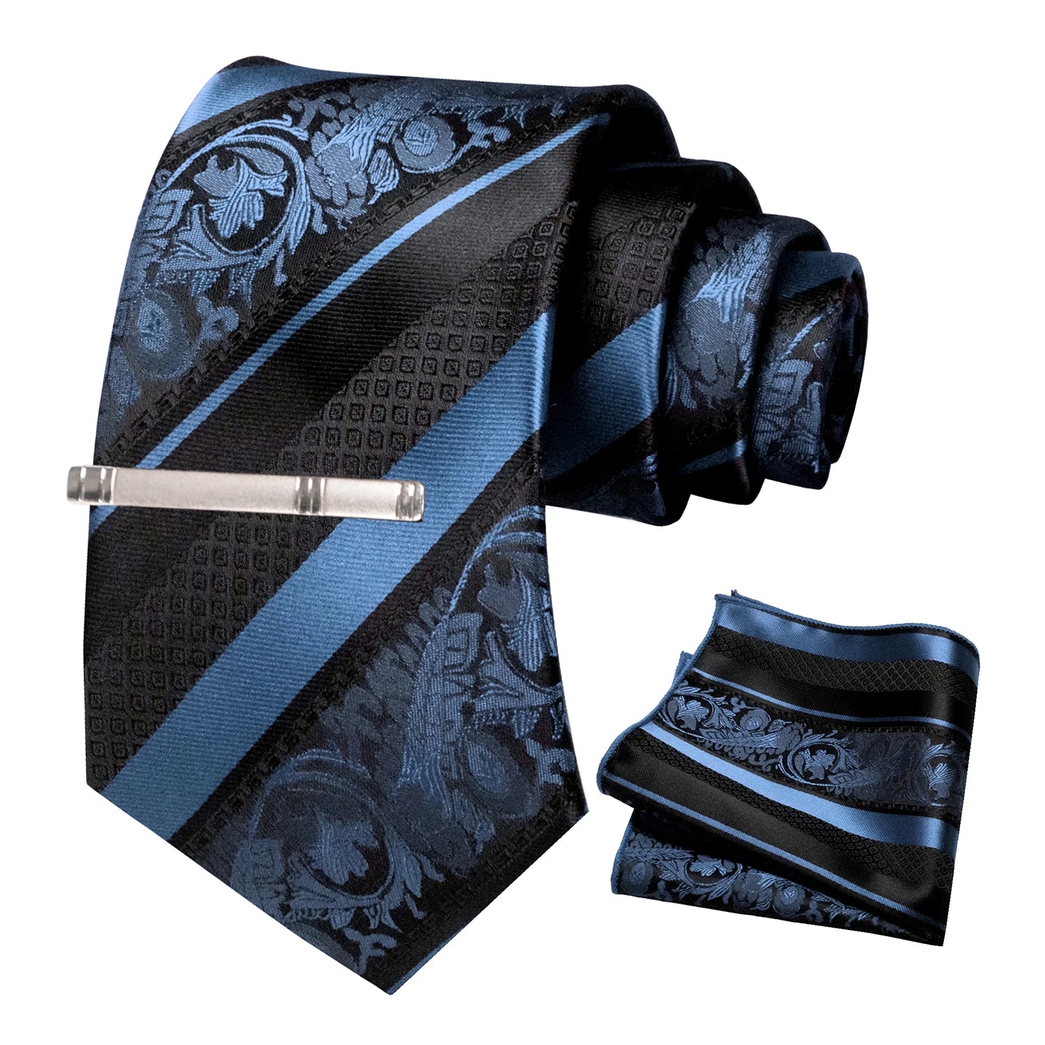 Conjunto de Gravata Floral para Homem