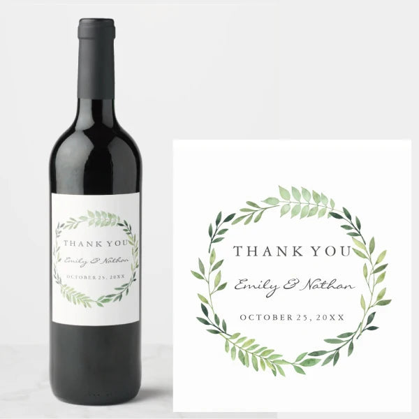 Etiquetas Personalizadas para Garrafas de Vinho — Kit com 30 Unidades