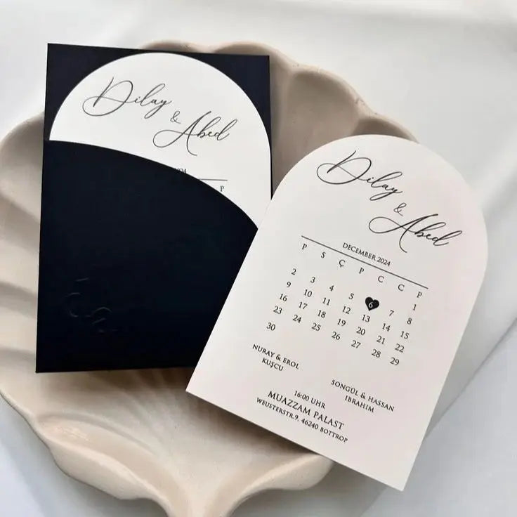 Convite de Casamento em Arco Personalizado