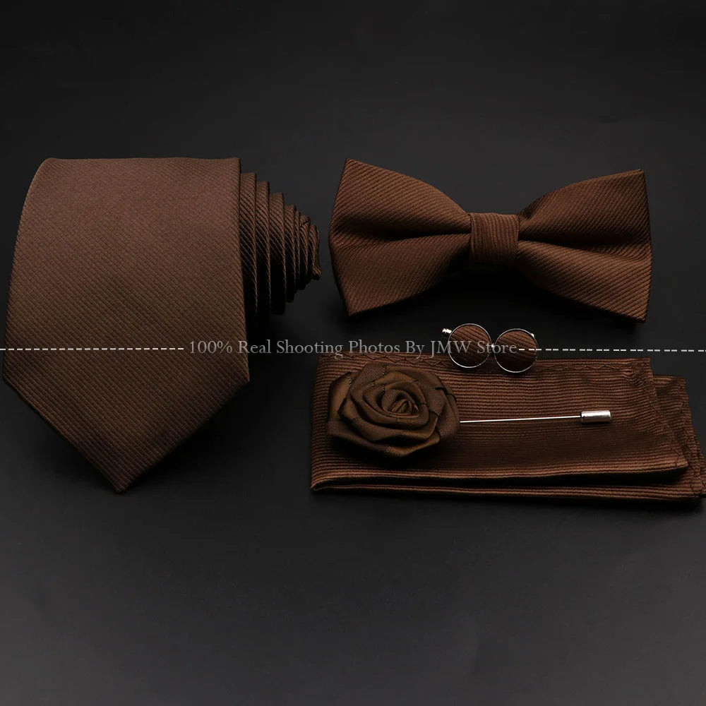 Conjunto Premium de Gravata e Laço para Homem