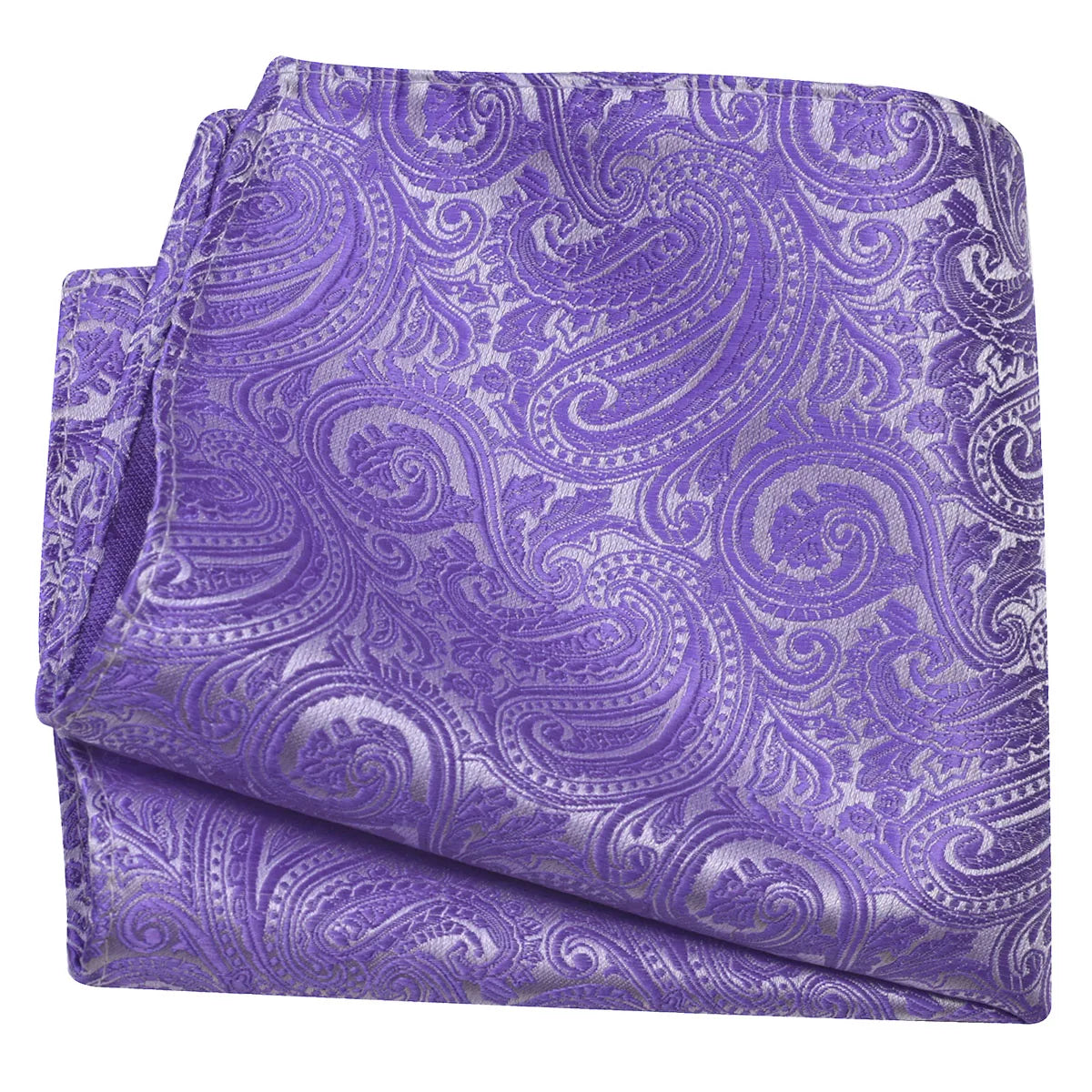 Lenço de Bolso Paisley em Seda