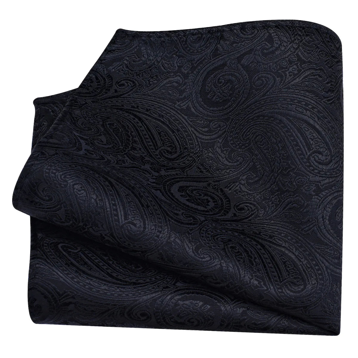 Lenço de Bolso Paisley em Seda