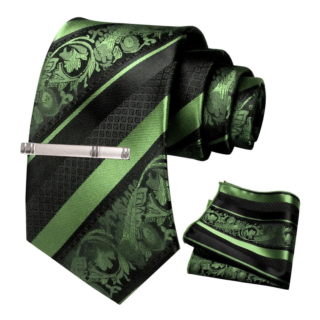 Conjunto de Gravata Floral para Homem