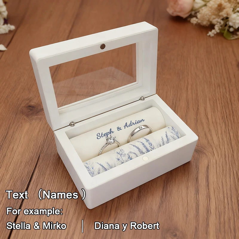 Caixa Porta-Alianças Personalizada