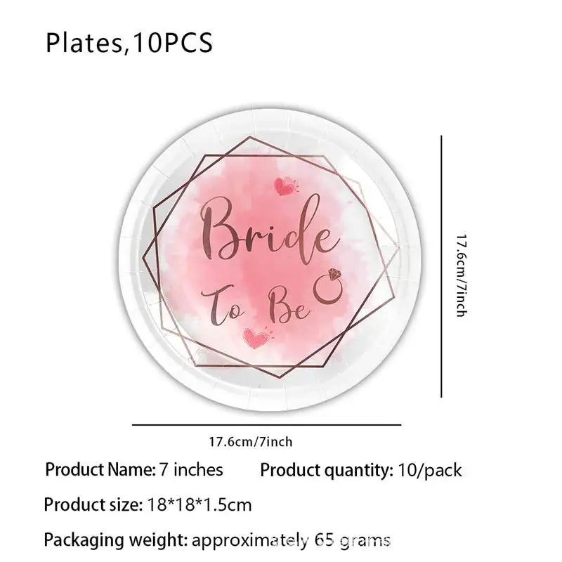 Kit de Decoração "Bride to Be" Rose Gold – Balões e Decoração para Despedida de Solteira