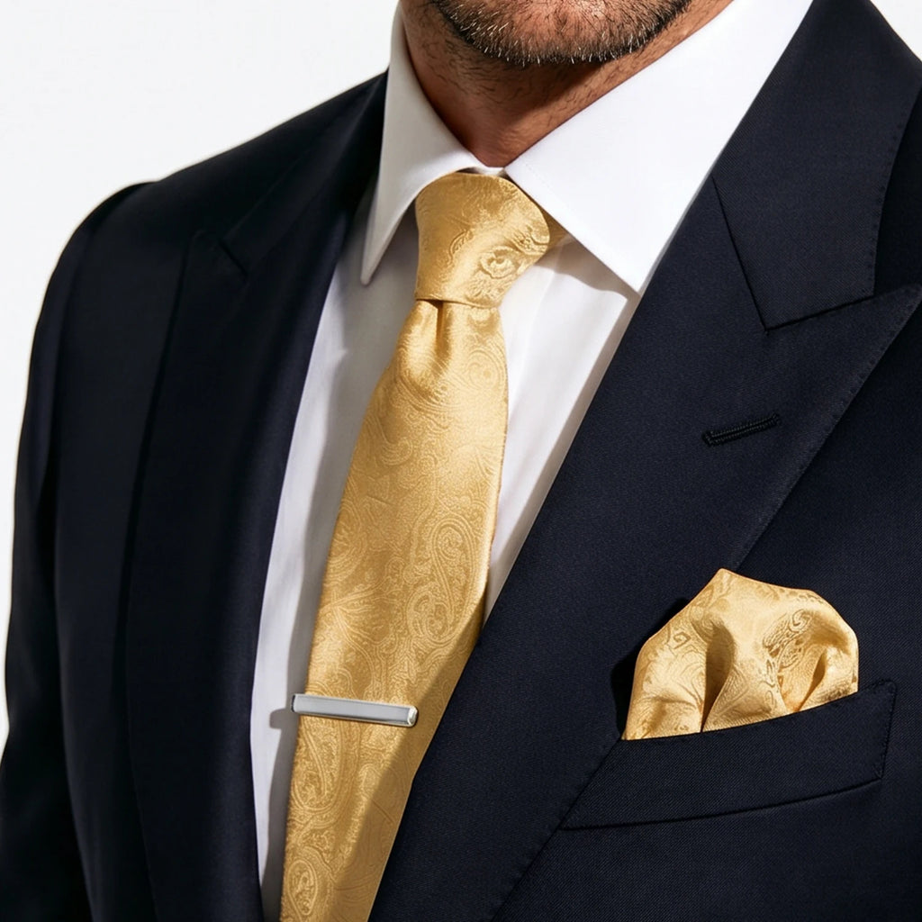 Conjunto de Gravata Paisley Premium