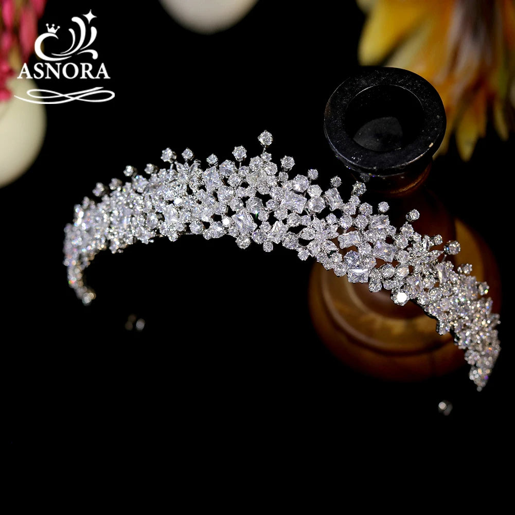 Tiara de Noiva com Zircónias 3A