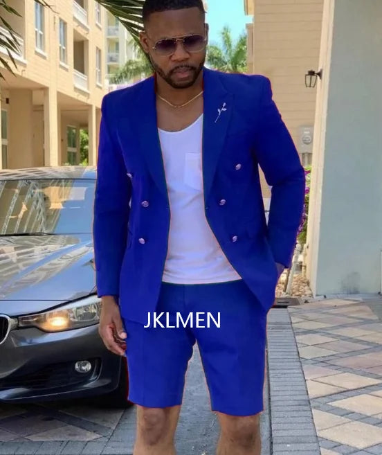 Fato Masculino com Blazer e Calções