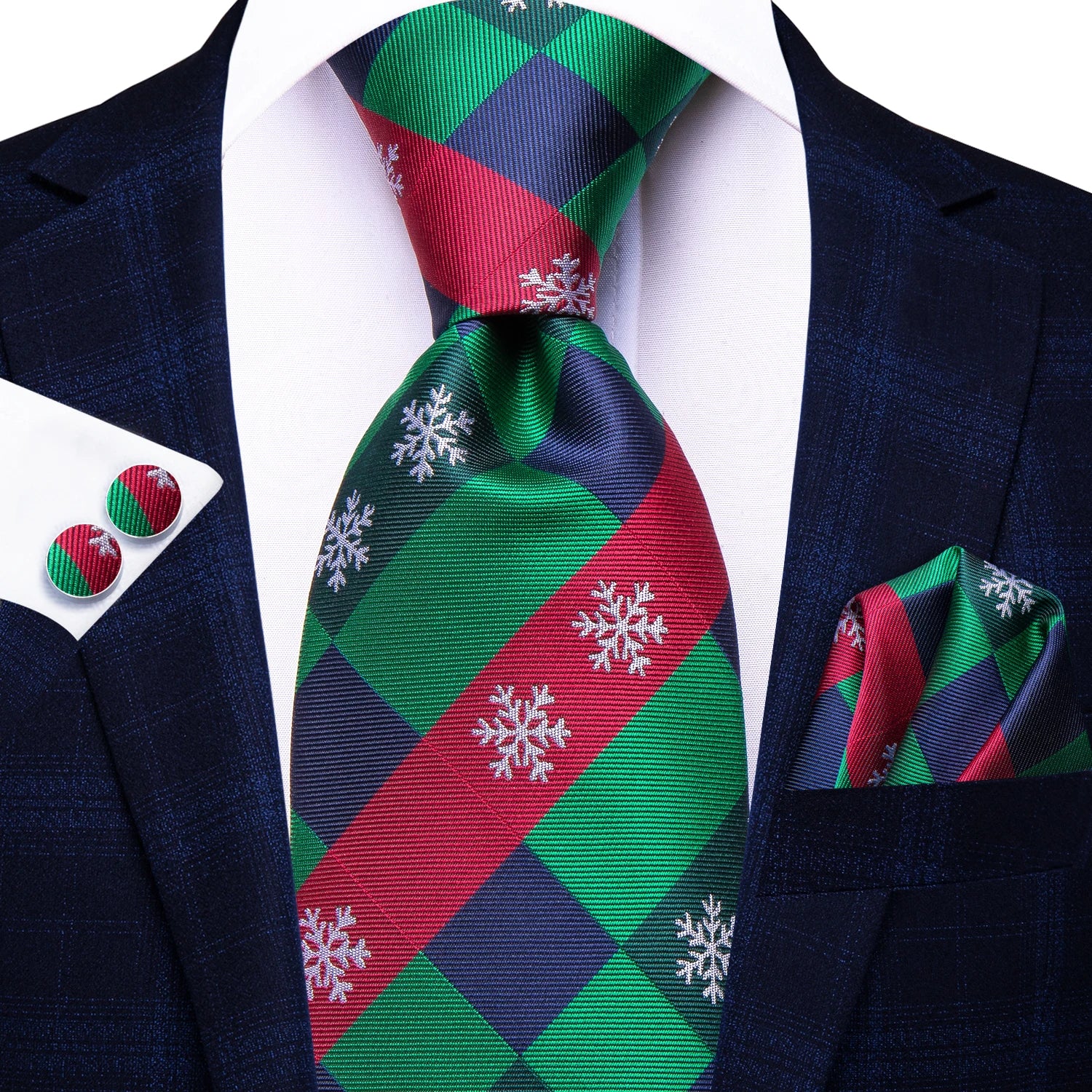 Conjunto Premium de Gravata Verde para Homem