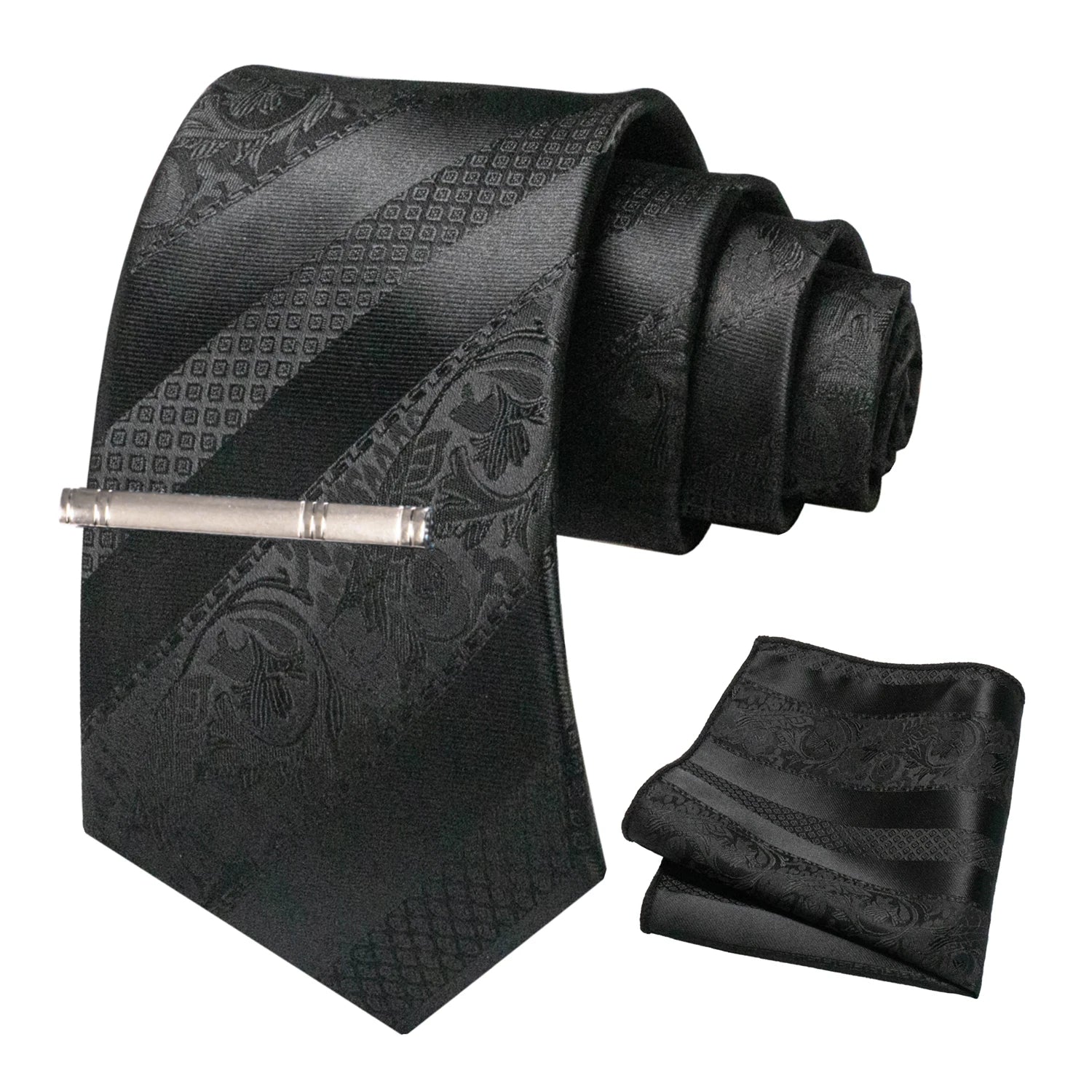 Conjunto de Gravata Floral para Homem