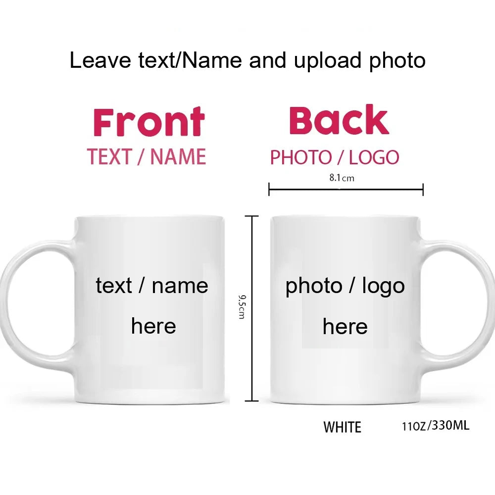 Caneca Personalizada com Foto, Nome e Mensagem