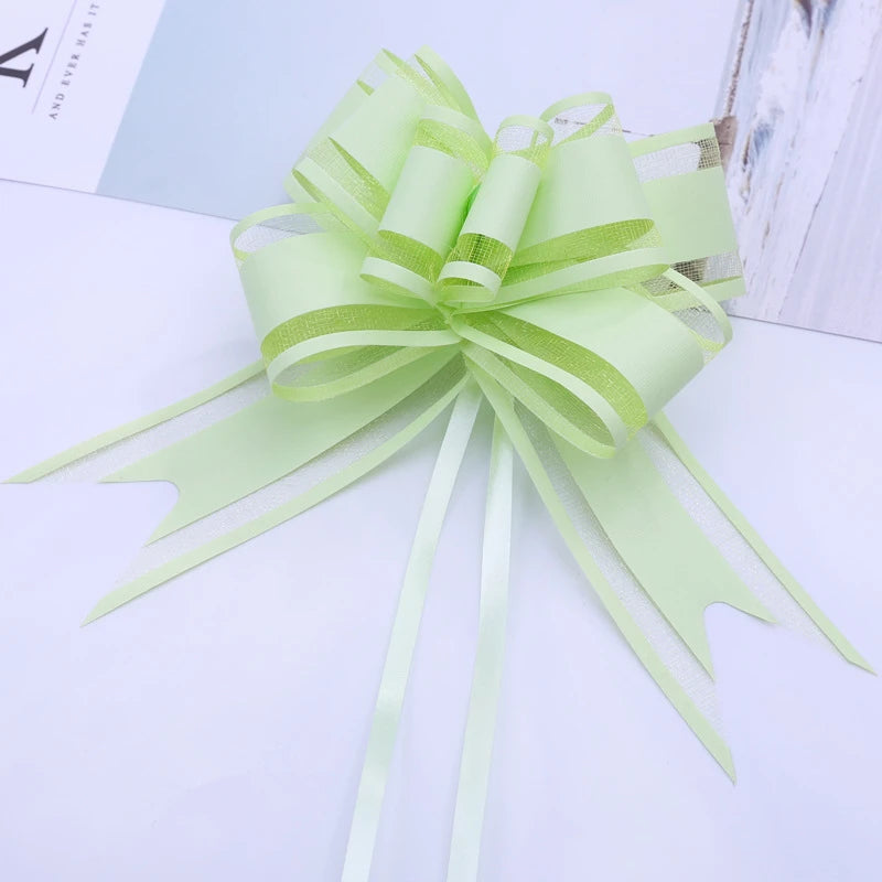 Laços Brancos para Carro de Casamento – Pack de 10 ou 20 Unidades