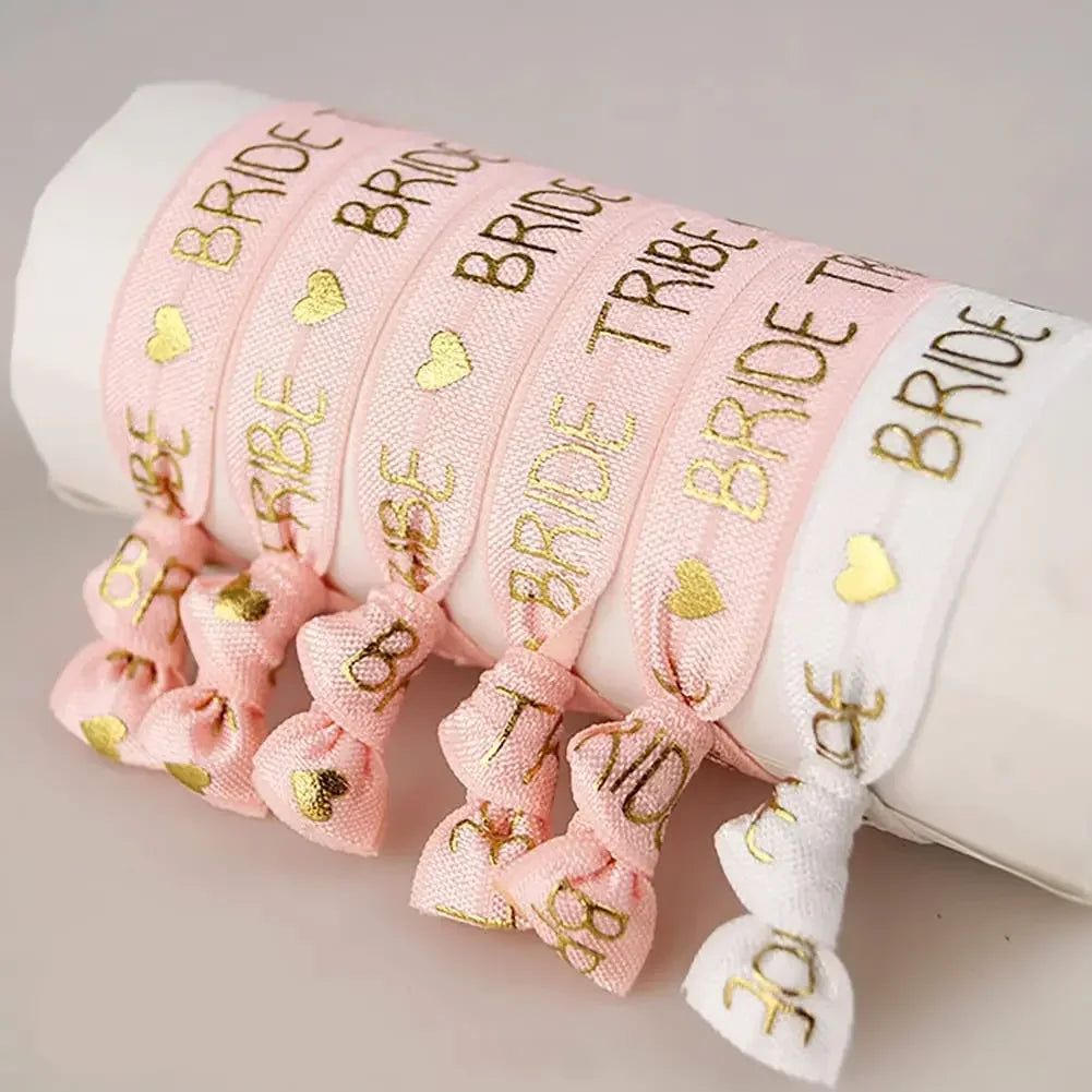 Pulseiras "Team Bride" – Conjunto para Despedida de Solteira (6 ou 11 Peças)