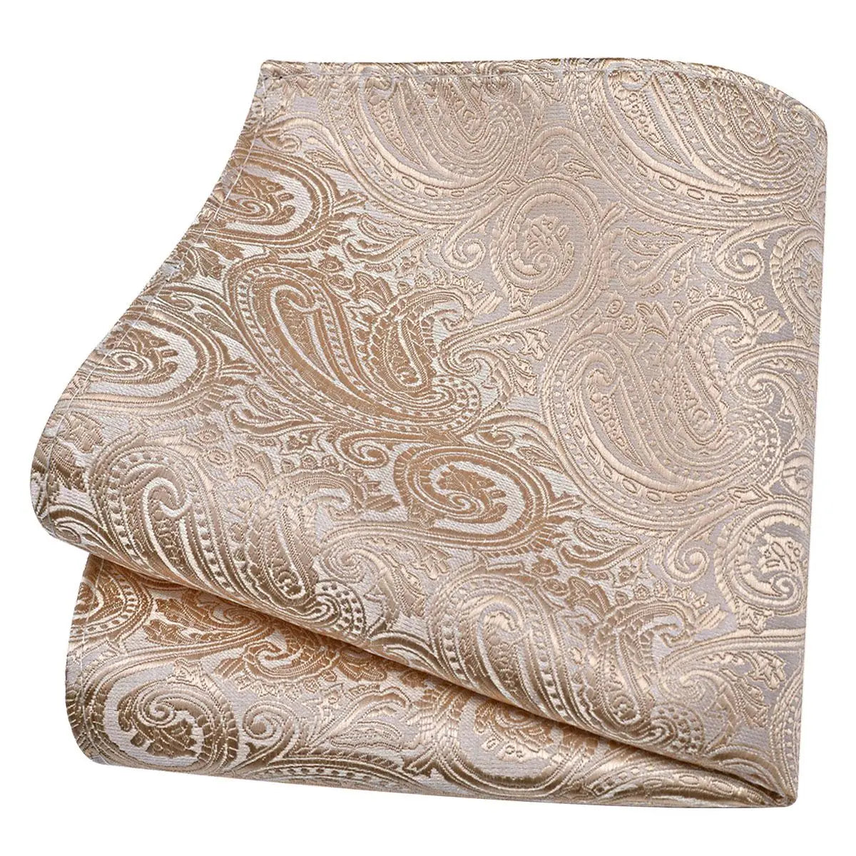 Lenço de Bolso Paisley em Seda