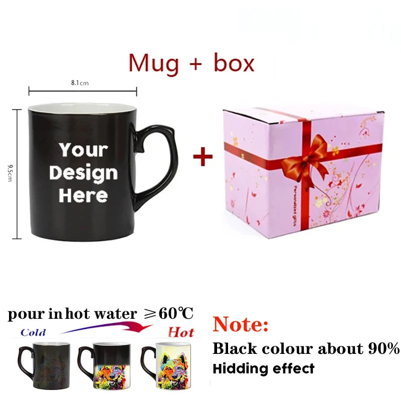 Caneca Mágica Personalizada que Muda de Cor