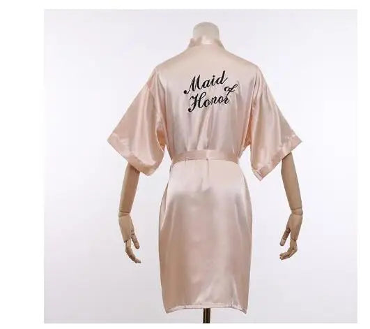 Robe de Cetim para Noiva com Bordado