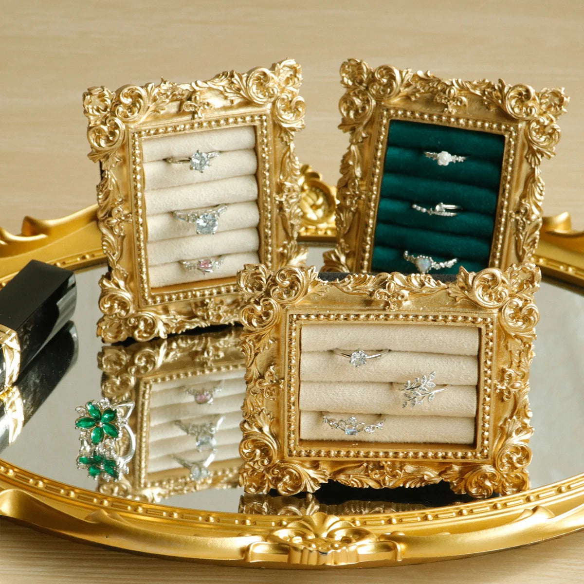 Suporte Vintage para Exposição de Anéis