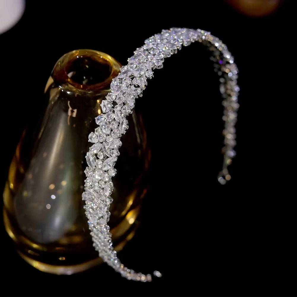 Tiara de Noiva Luxo com Zircónias