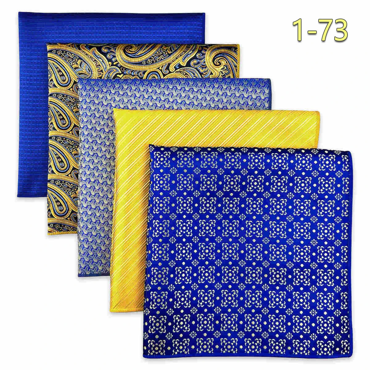 Conjunto de 5 Lenços de Bolso para Homem