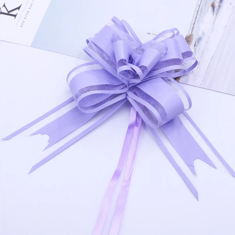 Laços Brancos para Carro de Casamento – Pack de 10 ou 20 Unidades