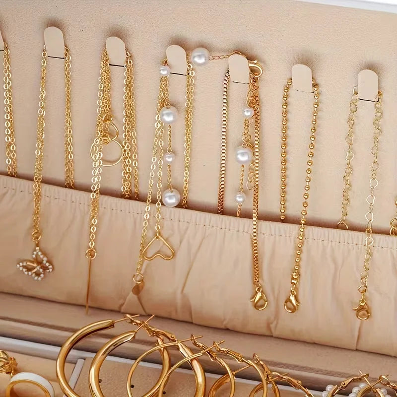 Conjunto de 86 Peças de Joias Boho