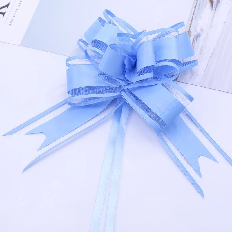 Laços Brancos para Carro de Casamento – Pack de 10 ou 20 Unidades