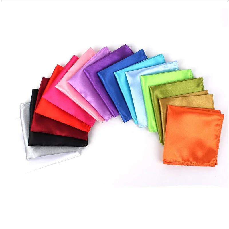 Lenço de Bolso em Cetim para Homem