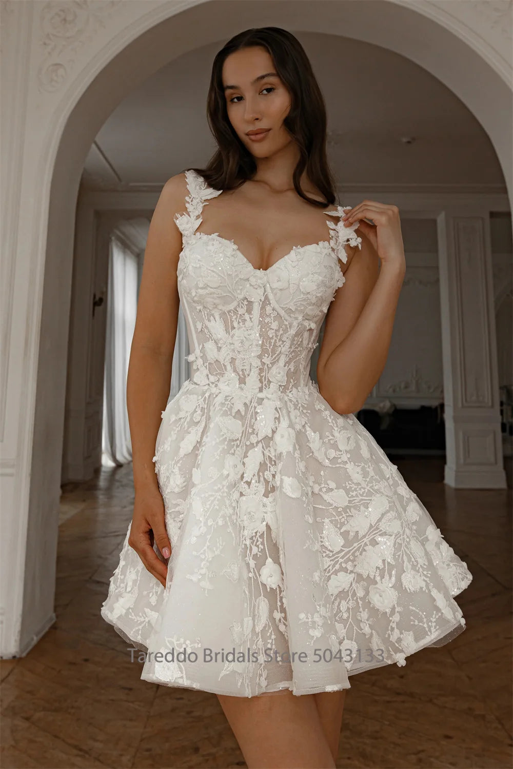 Vestido de Noiva 2 em 1 — Saia Removível (Personalizado)