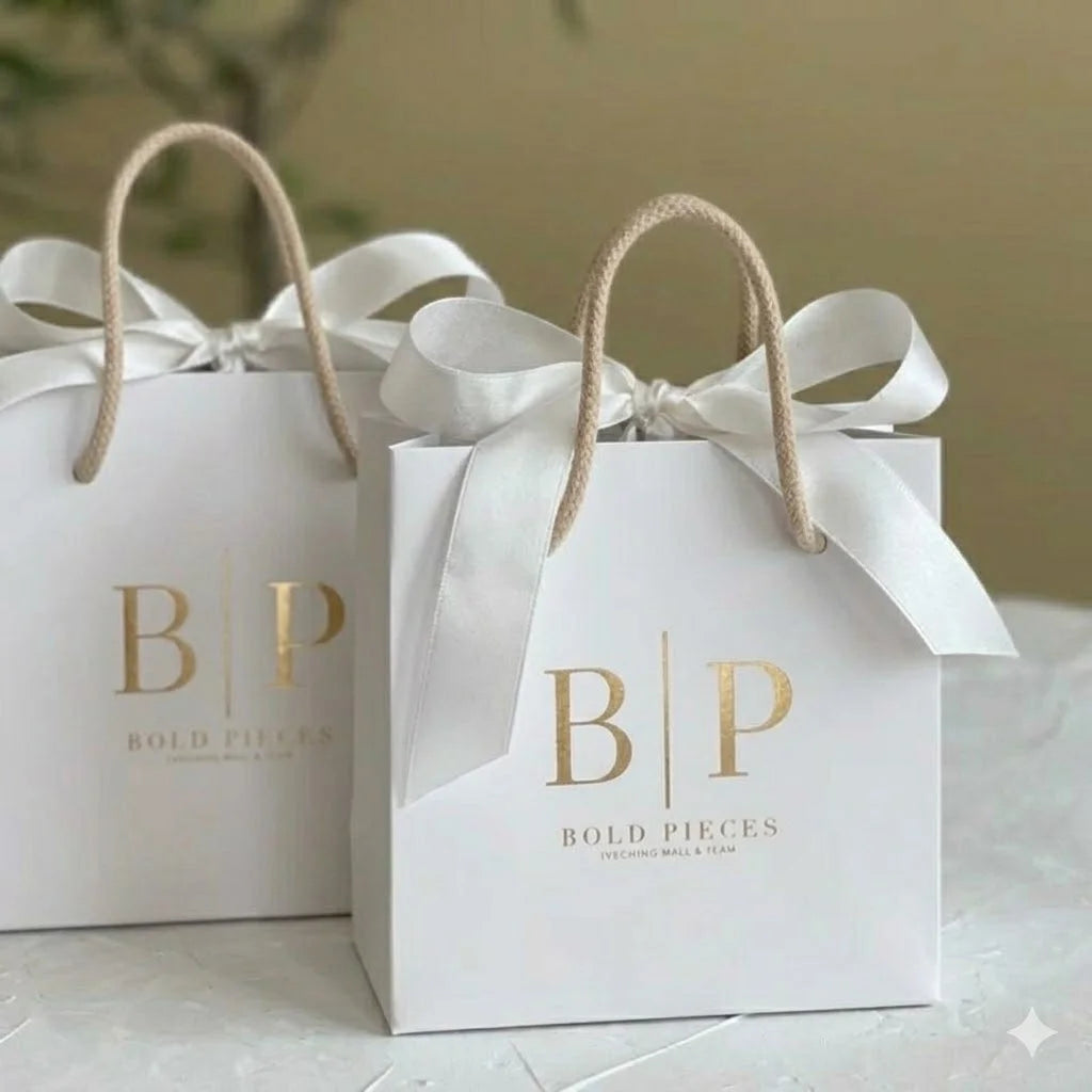 Sacola de Papel Premium Personalizada para Presentes e Lembranças